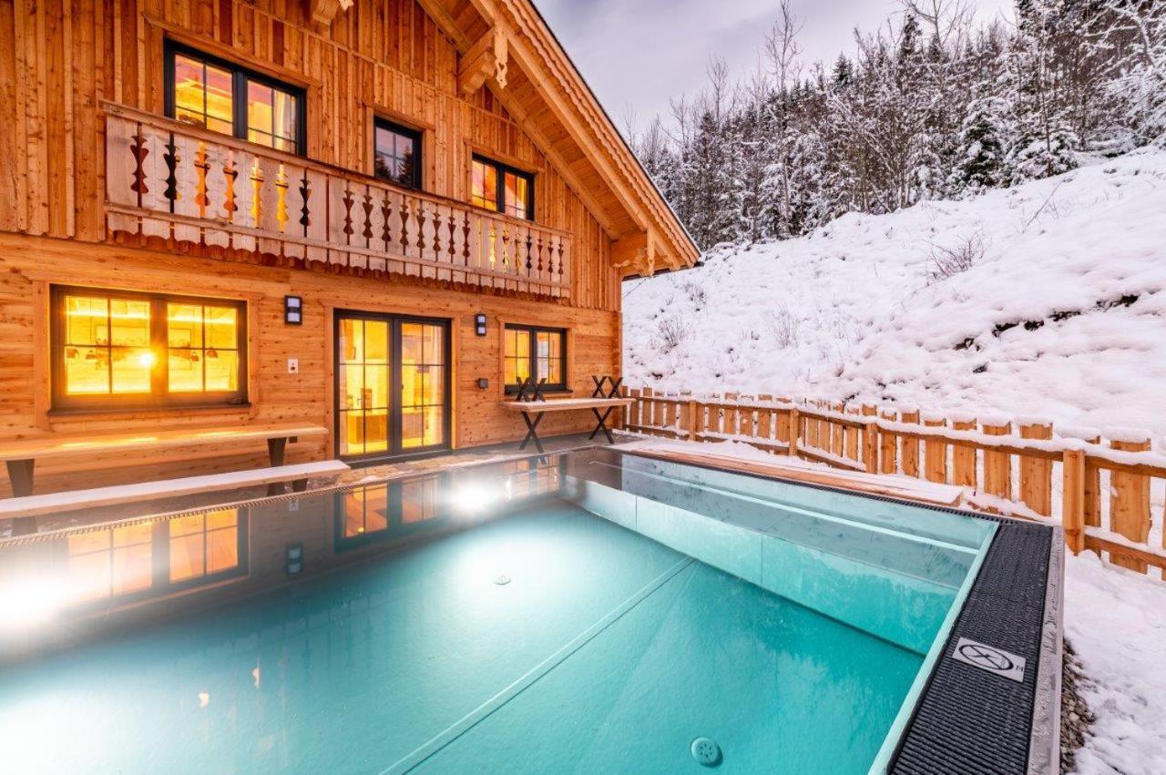 Poolchalet Dachsteinblick Pruggern Exterior photo