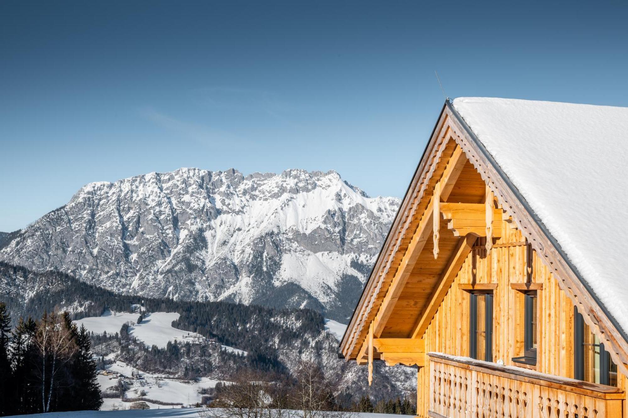 Poolchalet Dachsteinblick Pruggern Exterior photo
